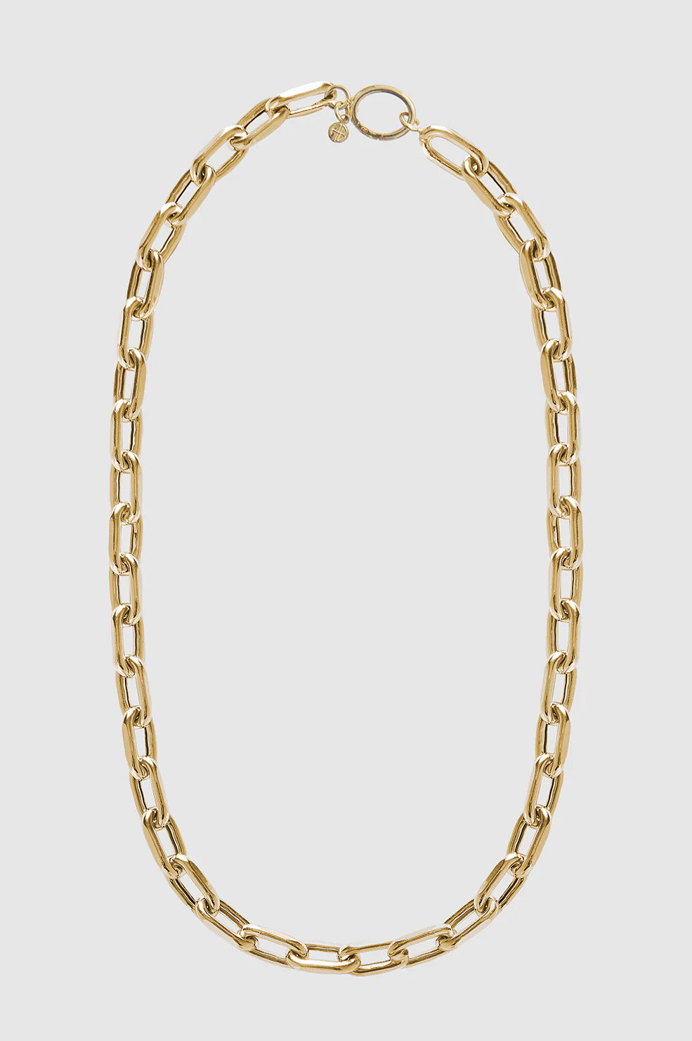 ANINE BING Link Necklace - 14k Gold - Front View