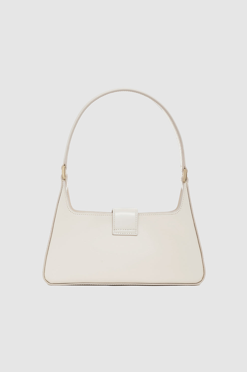 ANINE BING Lou Shoulder Bag - High-Shine Bone - Back View