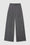 ANINE BING Lou Trouser - Black And Grey Stripe - Front View