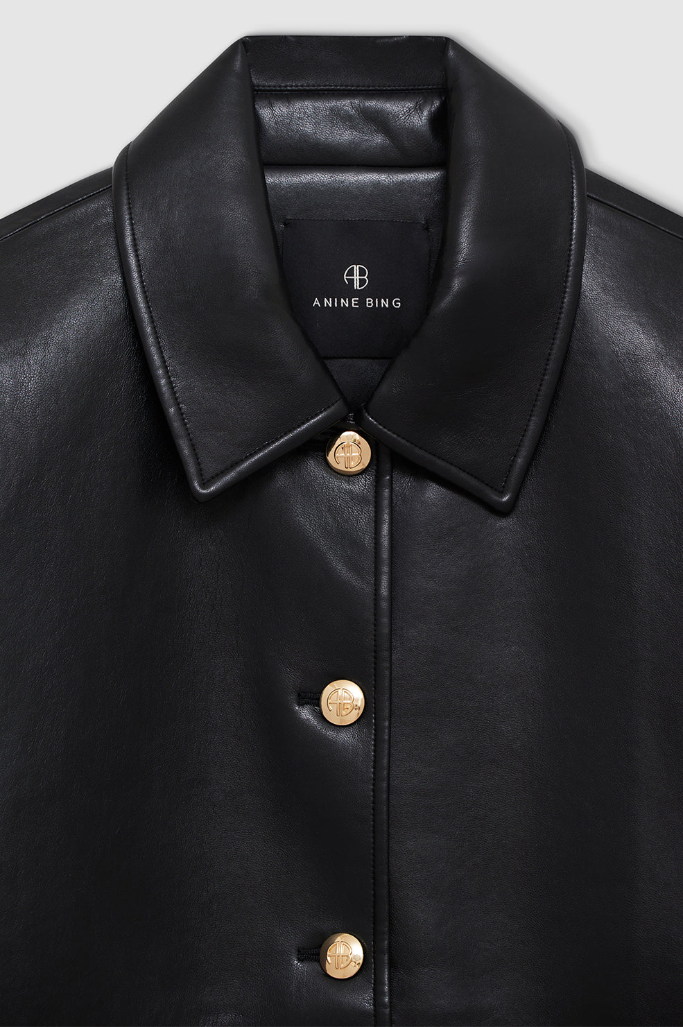 Luca Jacket - Black Recycled Leather