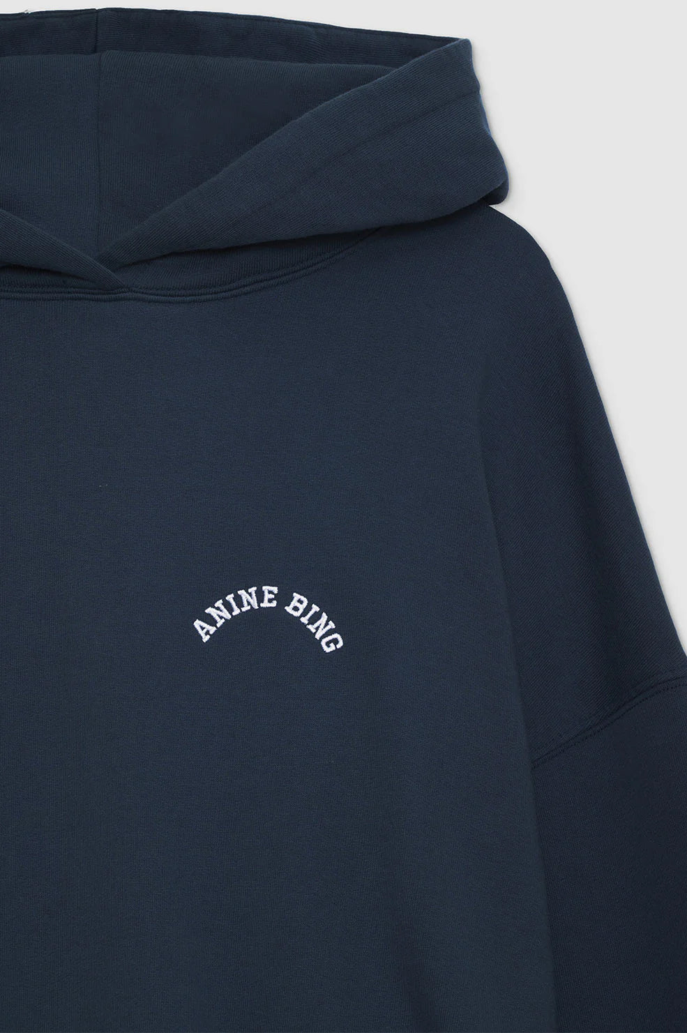 ANINE BING Lucy Hoodie Anine Bing - Navy - Detail View