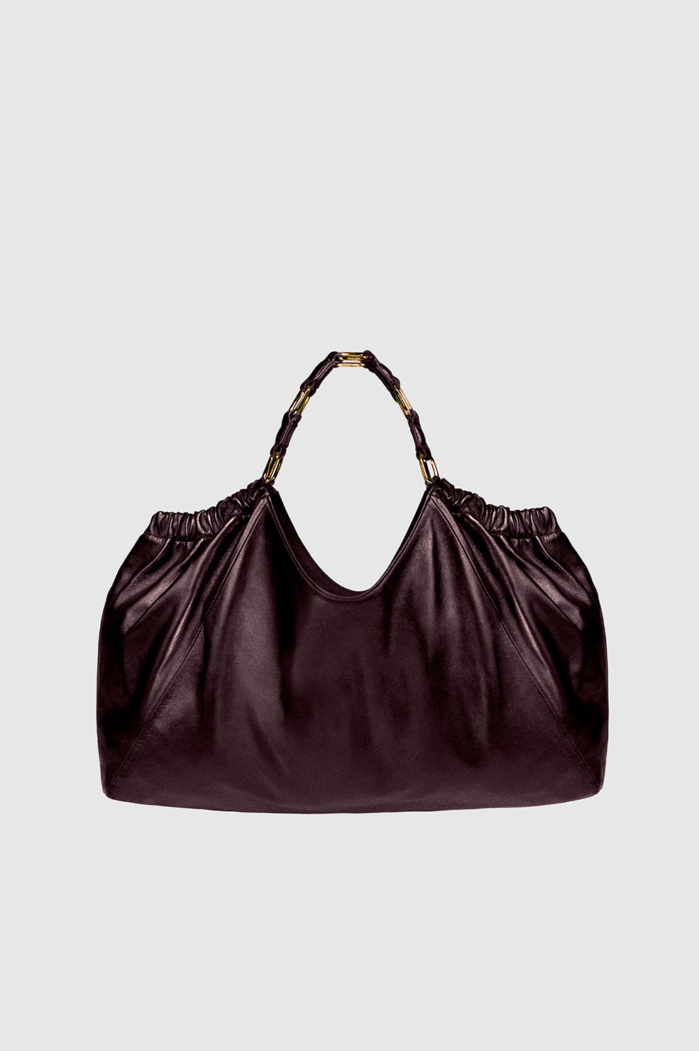 ANINE BING Medium Kate Tote - Bordeaux - back View