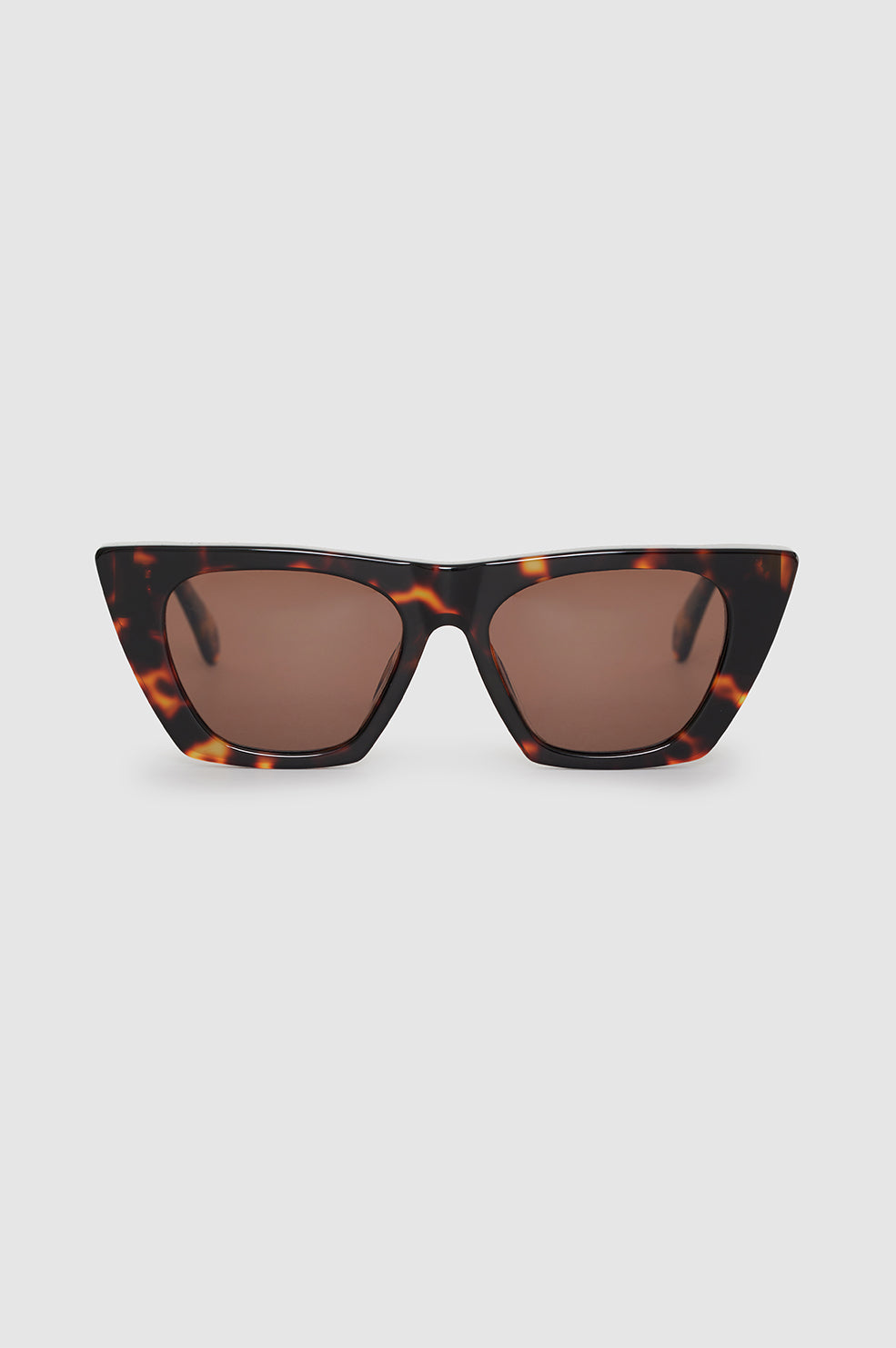 ANINE BING Paris Sunglasses - Dark Tortoise - Front View