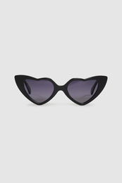 ANINE BING Pierce Sunglasses - Black - Front View