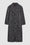 ANINE BING Quinn Coat - Black And White Tweed - Front View