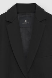 ANINE BING Quinn Blazer - Black - Detail View