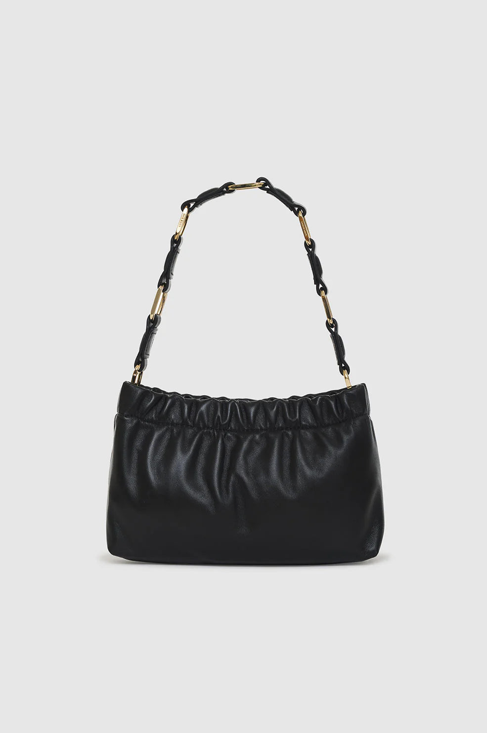 ANINE BING Small Kate Shoulder Bag - Black - Back View