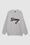 ANINE BING Sydney Crew Sweater Signature - Light Heather Grey - Front View