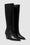  ANINE BING Tall Bekah Boots - Black - Side Pair View