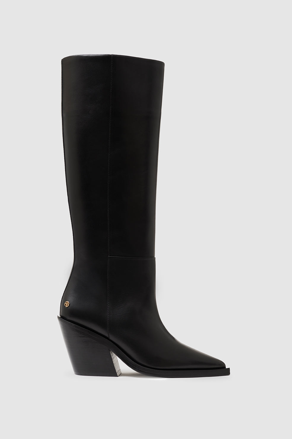 ANINE BING Tall Bekah Boots - Black - Side View