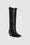 ANINE BING Tall Tania Boots - Black - Front View