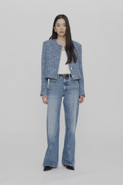 ANINE BING Amber Jacket - Blue Tweed - On Model Video