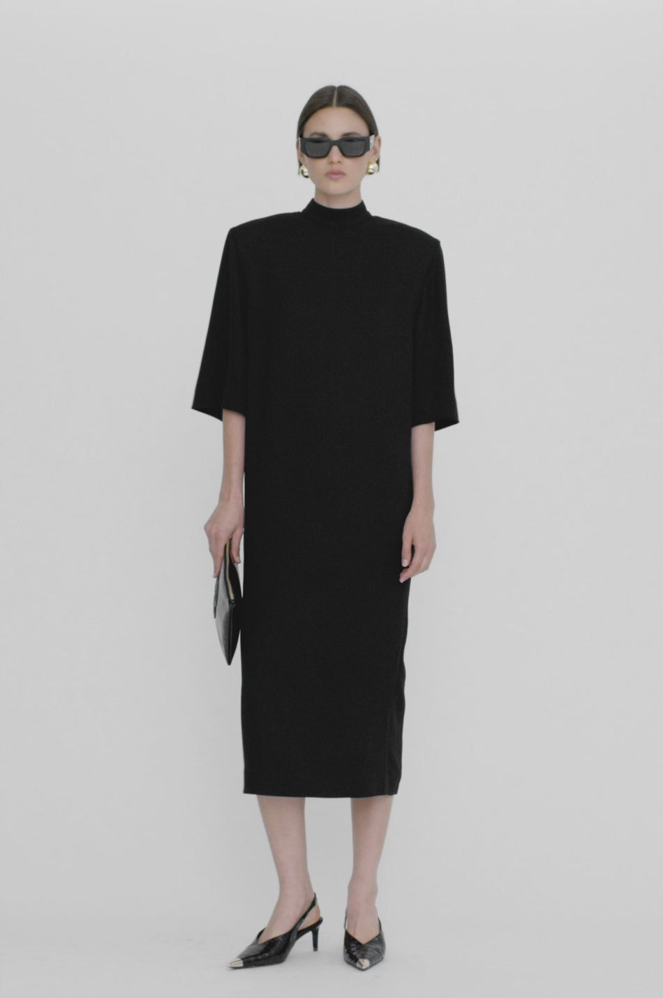 ANINE BING Paulina Dress Black