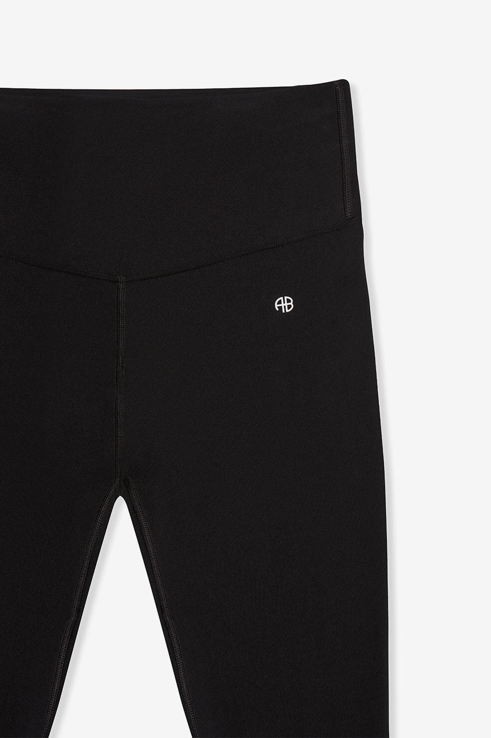 Anine Bing - BLAKE LEGGING BLACK WITH WHITE STRIPE on Designer Wardrobe