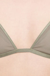 ANINE BING Edie Bra - Green Khaki