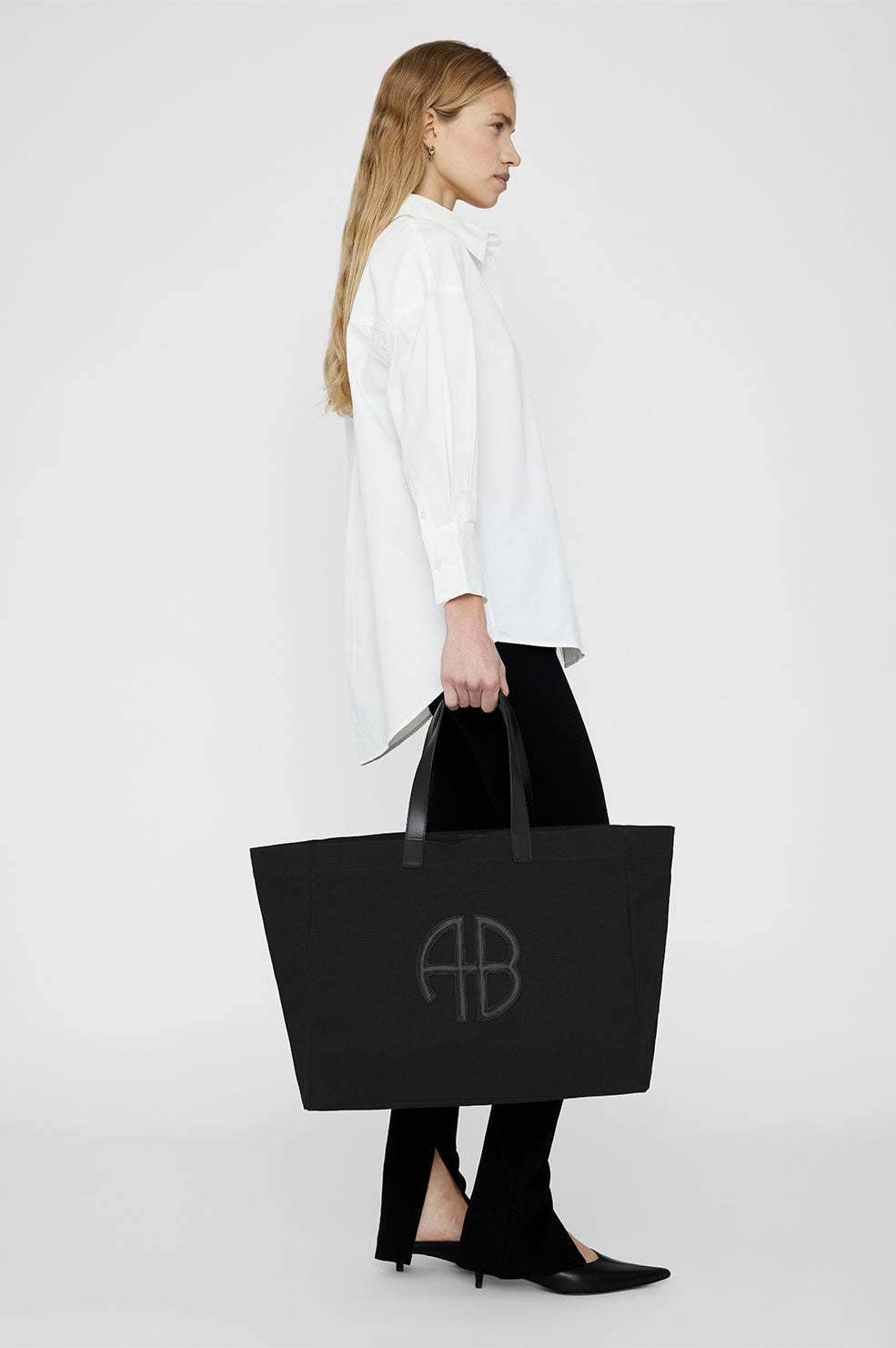 Anine Bing Remy Canvas Tote