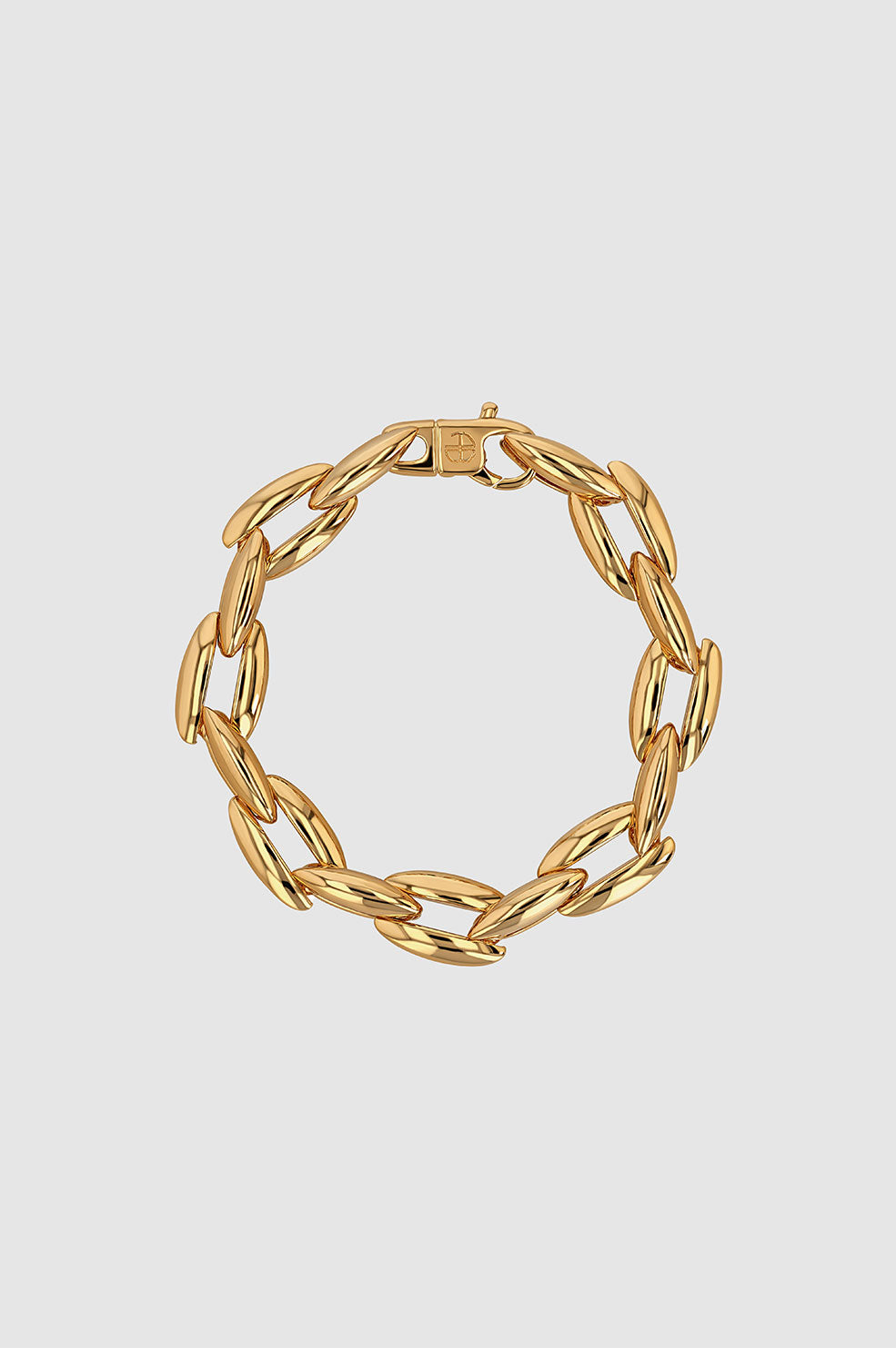 Oval Link Bracelet - Gold